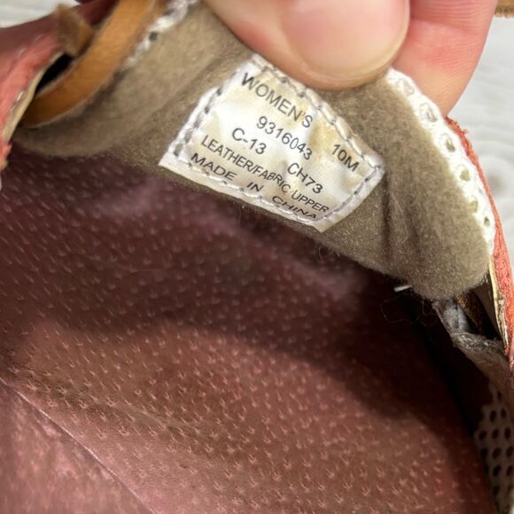 Sperry Top-Sider Angelfish Coral Salmon Tan Gold Mesh Womens Boat Shoes 10M - Picture 15 of 15